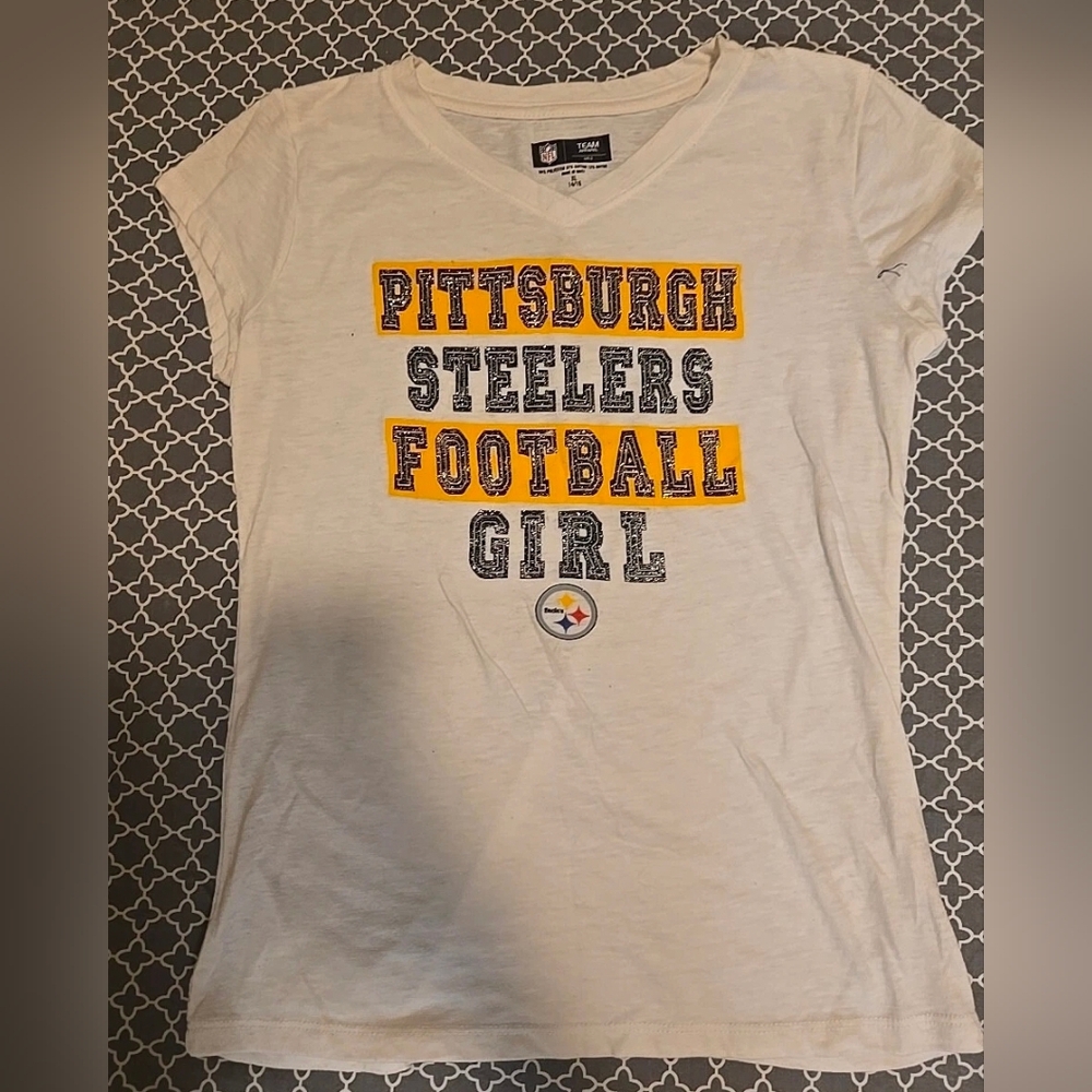 NFL Team Apparel Pittsburgh Steelers Girl Size 14/16